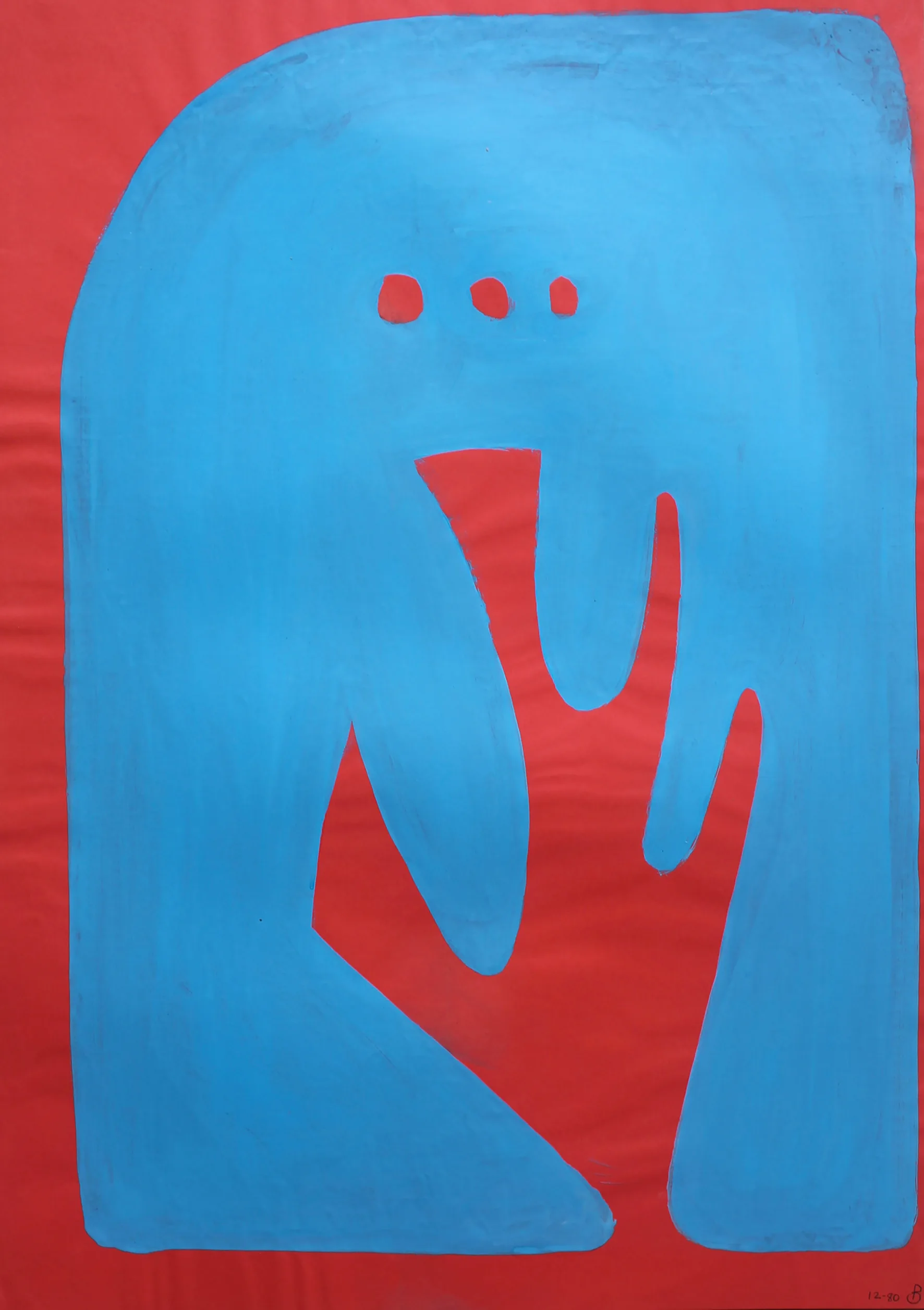 Untitled C (5), Acrylic on paper work by Oleg Prokofiev