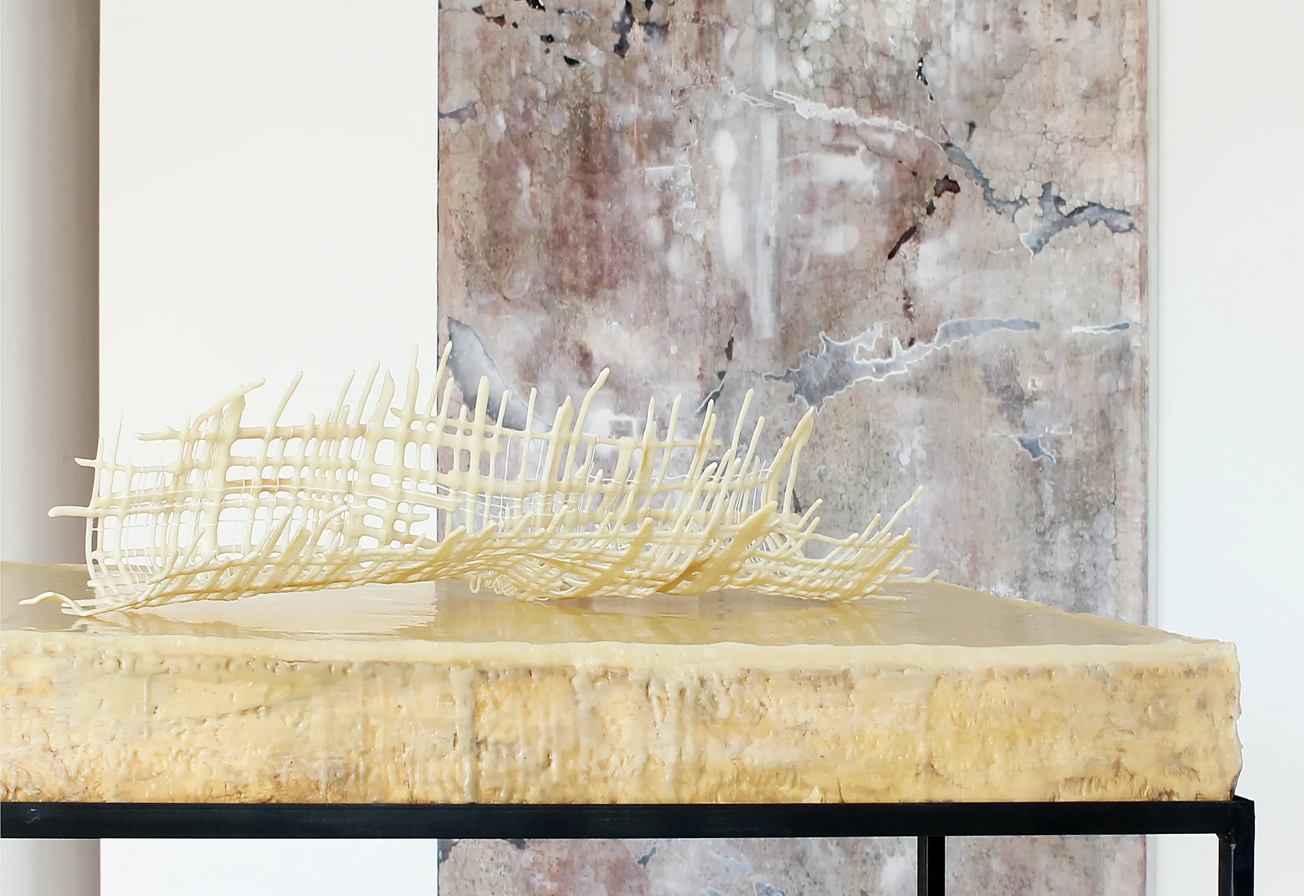 Gallery installation for Bending Time