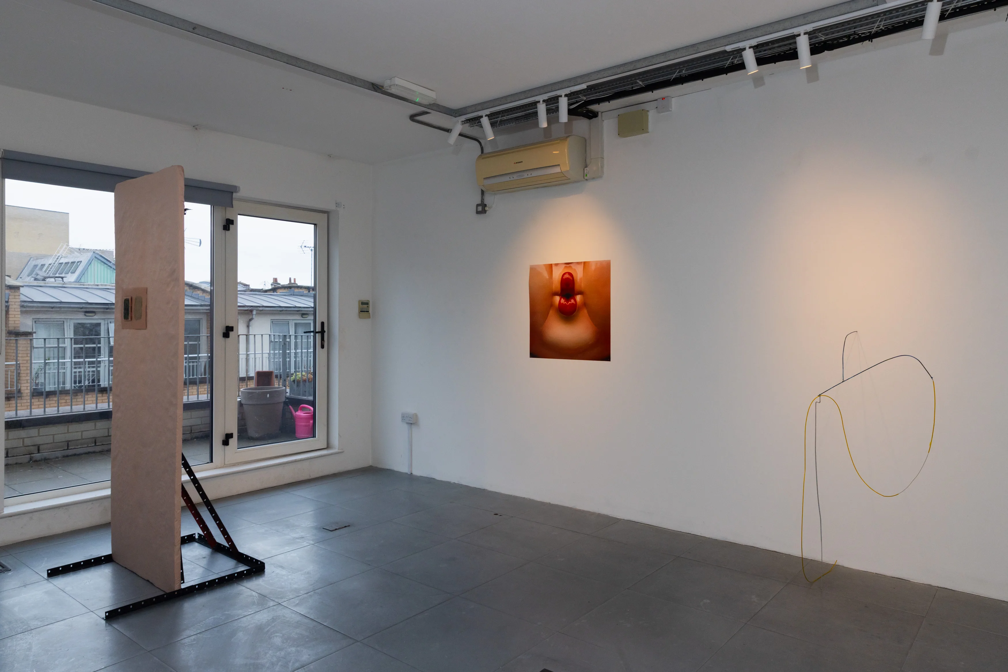 Installation view of Yield