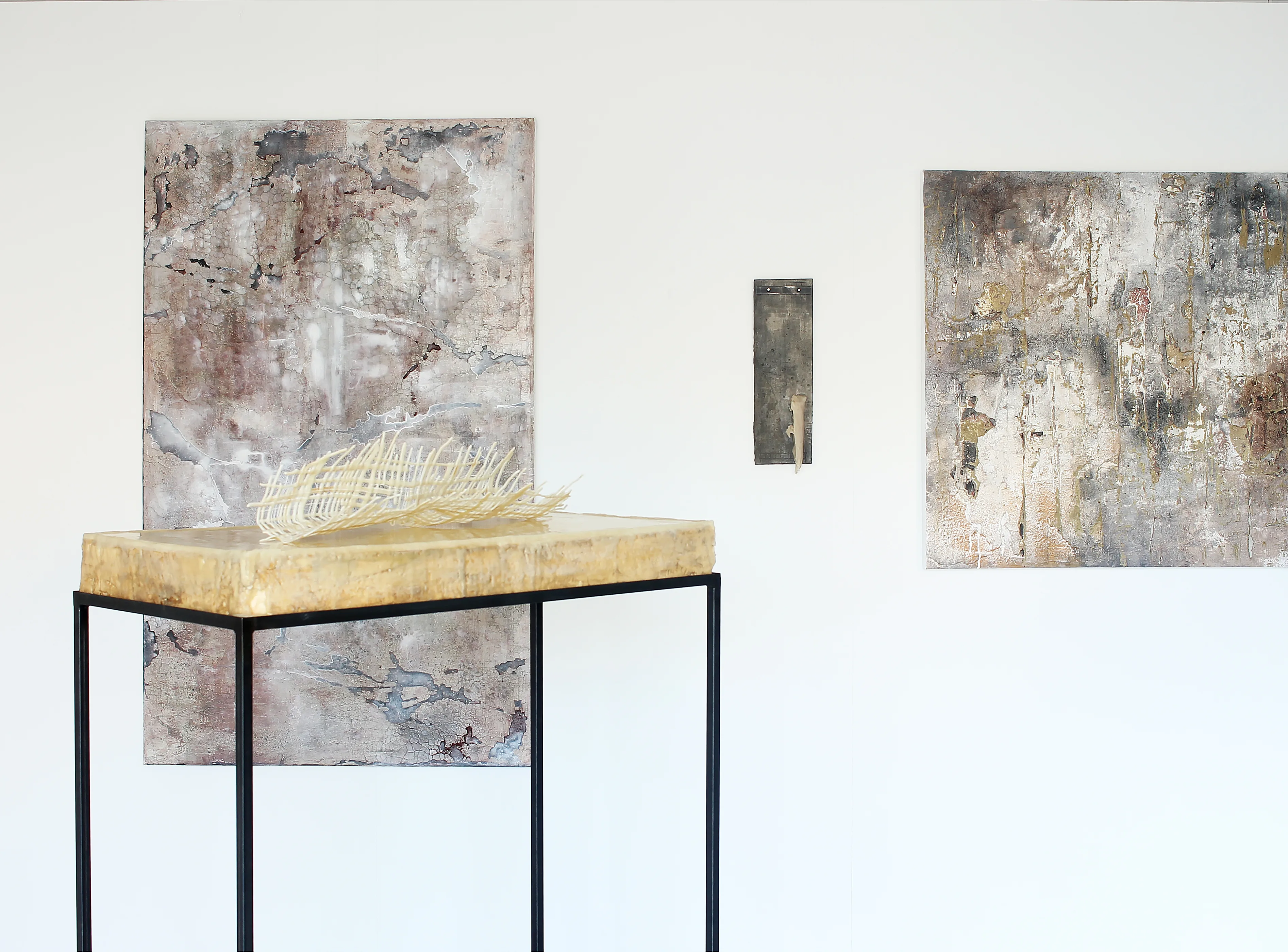 Installation view of Bending Time