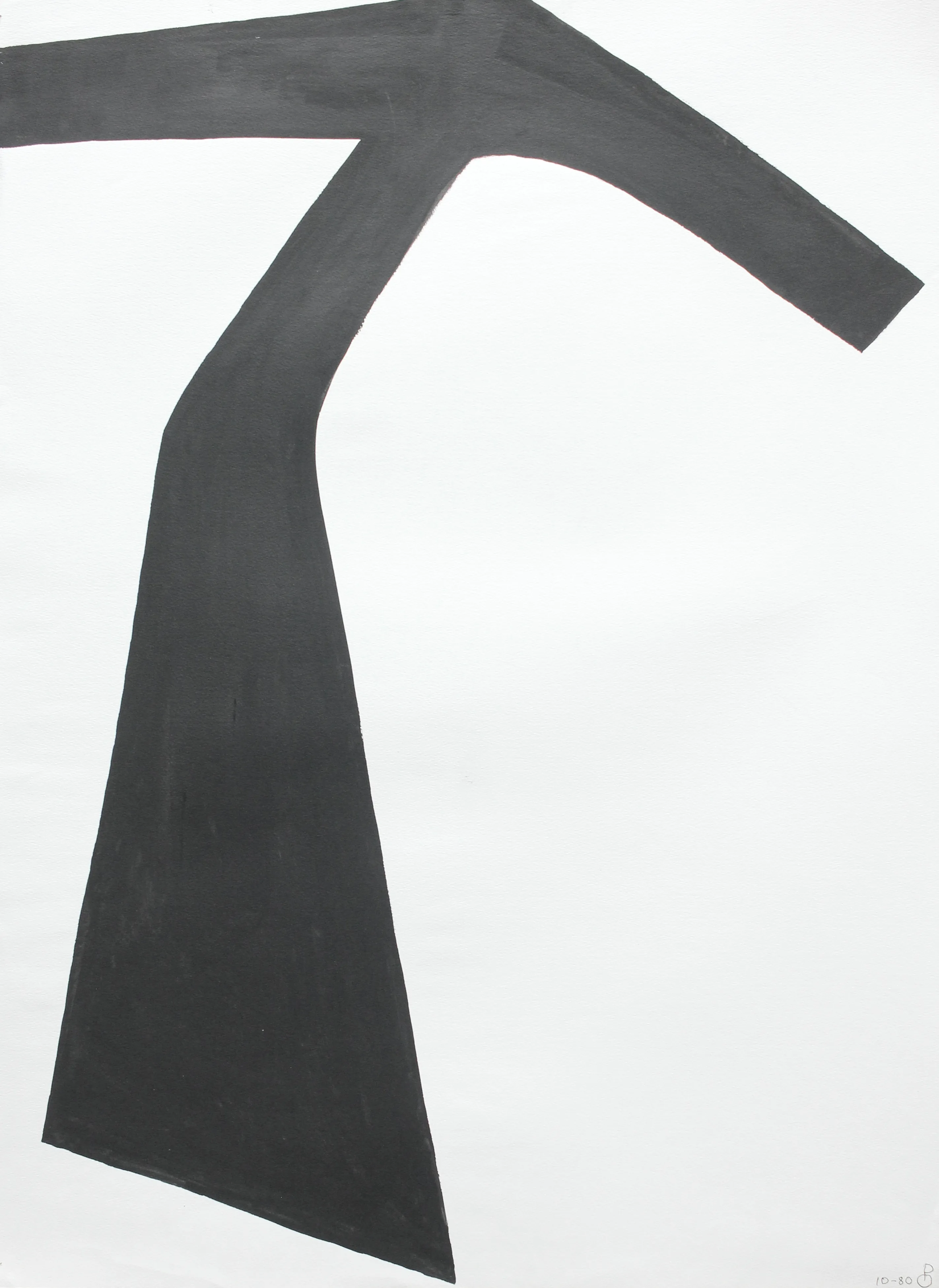 Untitled BW (3), Acrylic on paper work by Oleg Prokofiev