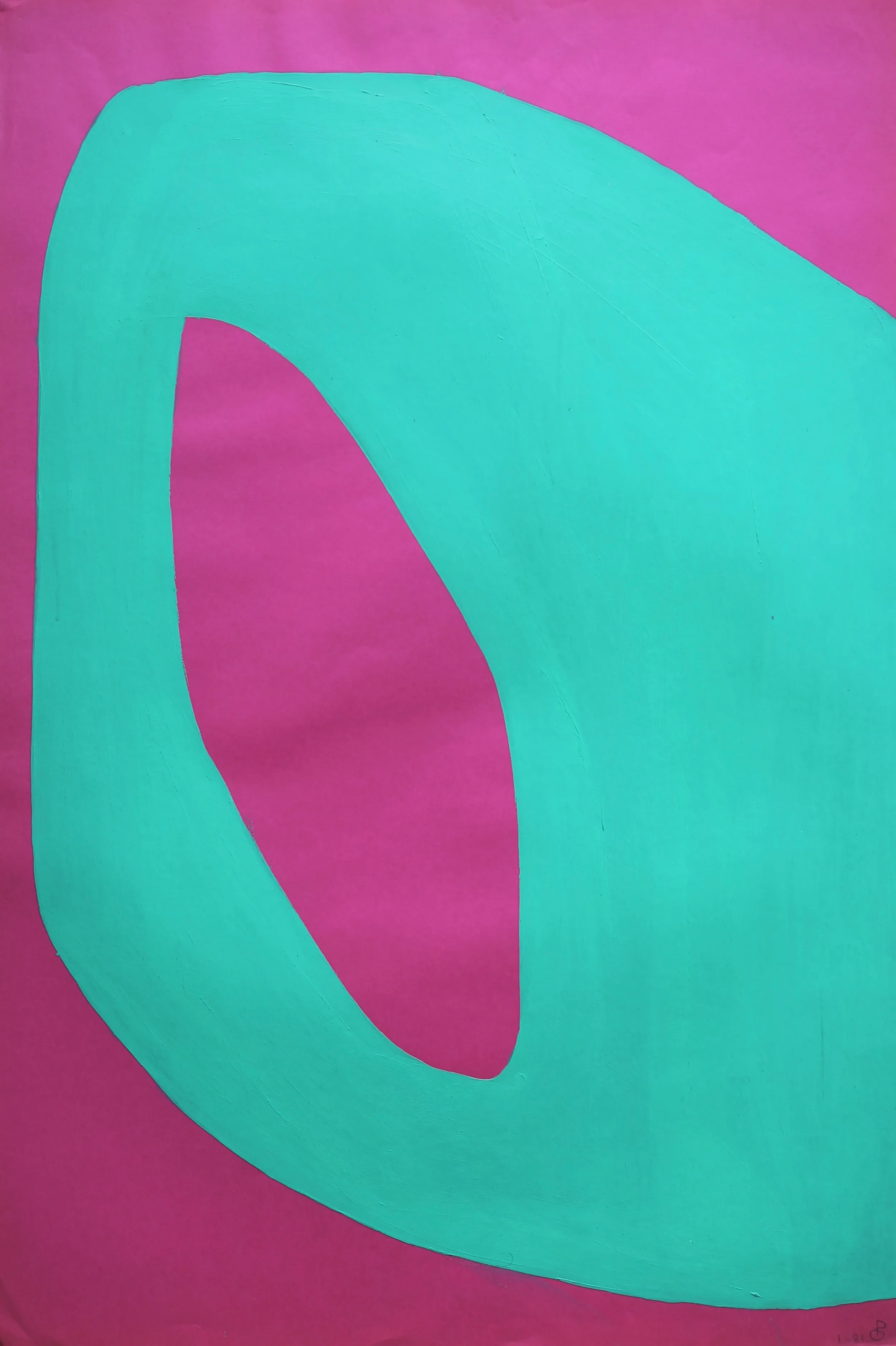 Untitled C (4), Acrylic on paper work by Oleg Prokofiev
