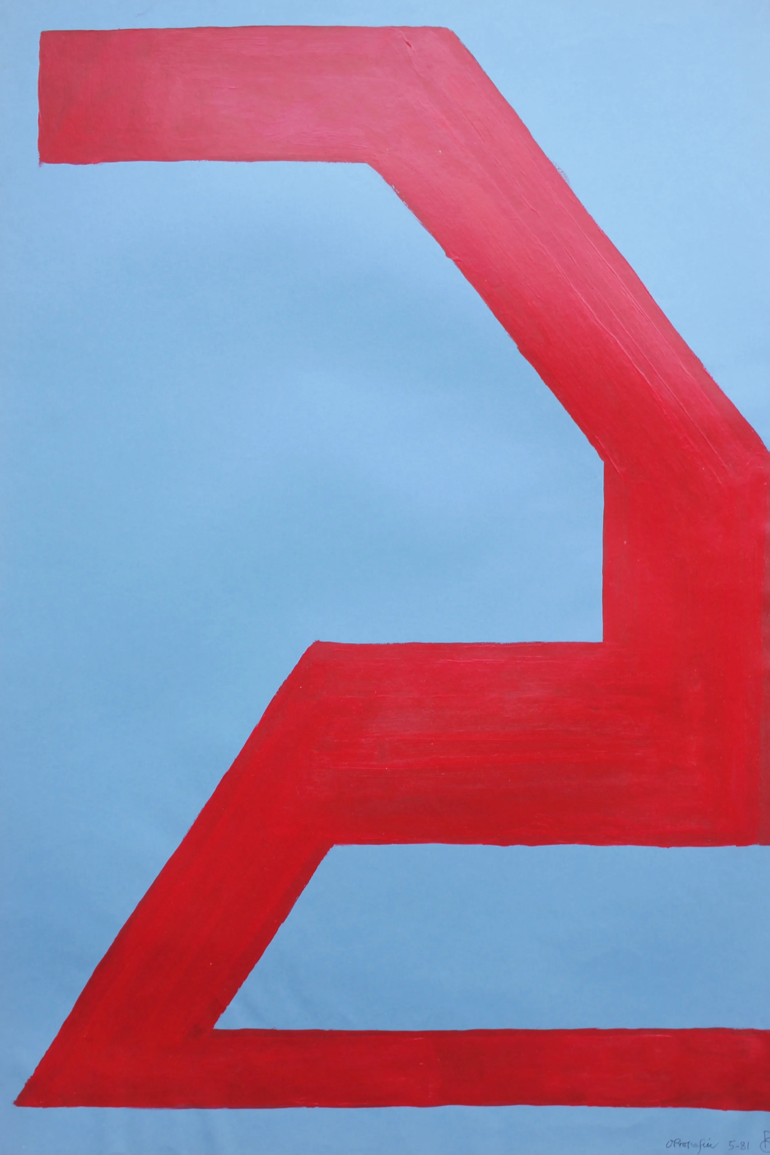 Untitled C (6), Acrylic on paper work by Oleg Prokofiev