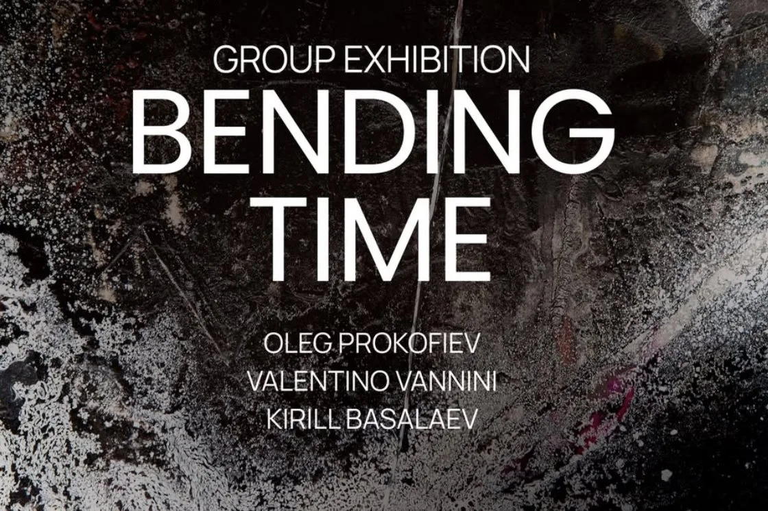 Bending Time group exhibition poster